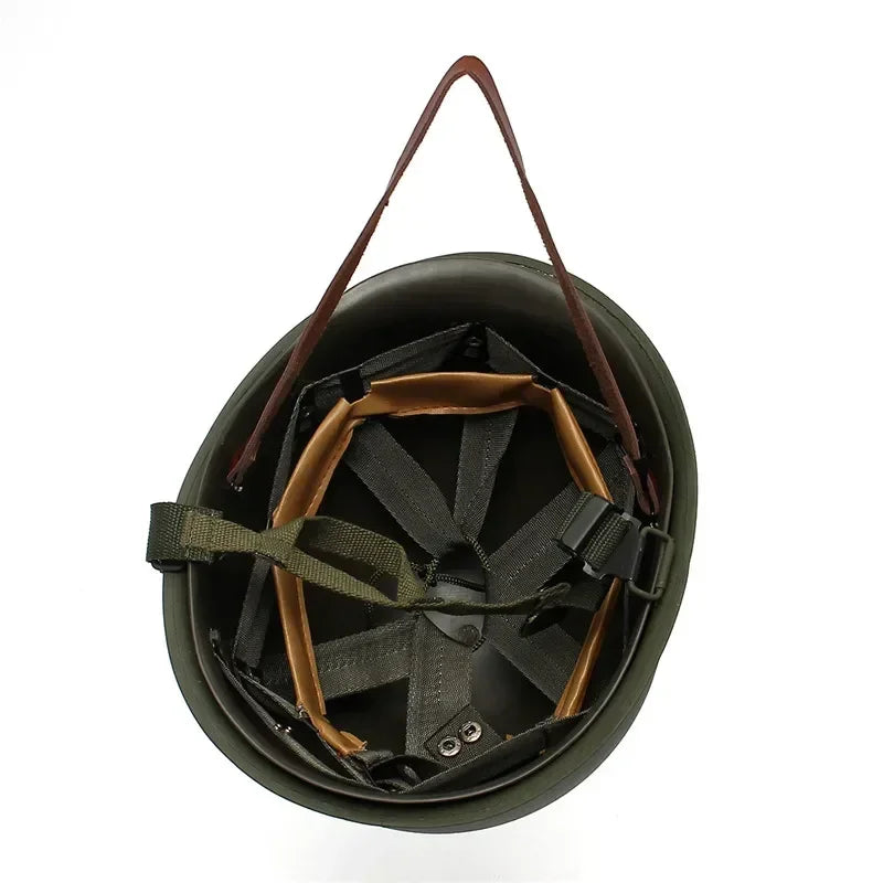 WW2 M1 Steel Helmet Replica Tactical Hunting Airsoft Outdoor Sports Cosplay Paintball Safe Helmet Protection Accessory