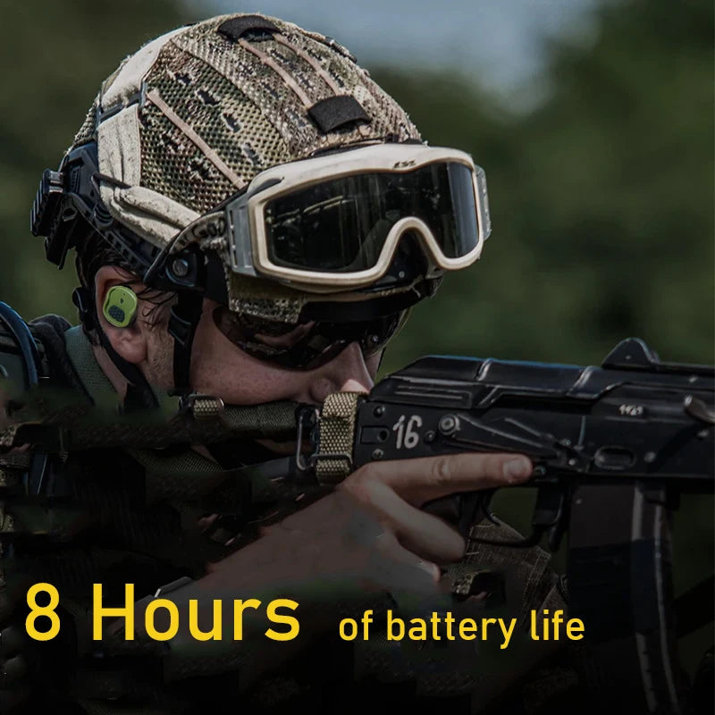 2024 New Bluetooth Electronic Shooting Headphones Electronic Hearing Protection Earplugs Outdoor Airsoft Shooting Earplugs