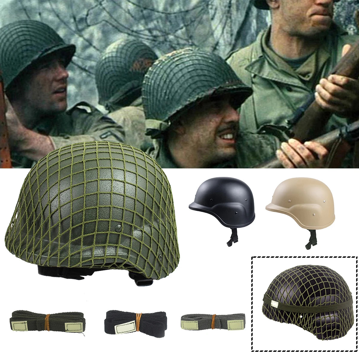 M88 Helmet Plastic Protective Helmet Tactical Helmet Mesh Cover Motorcycle Riding Protection Gear Accessories Helmet Band