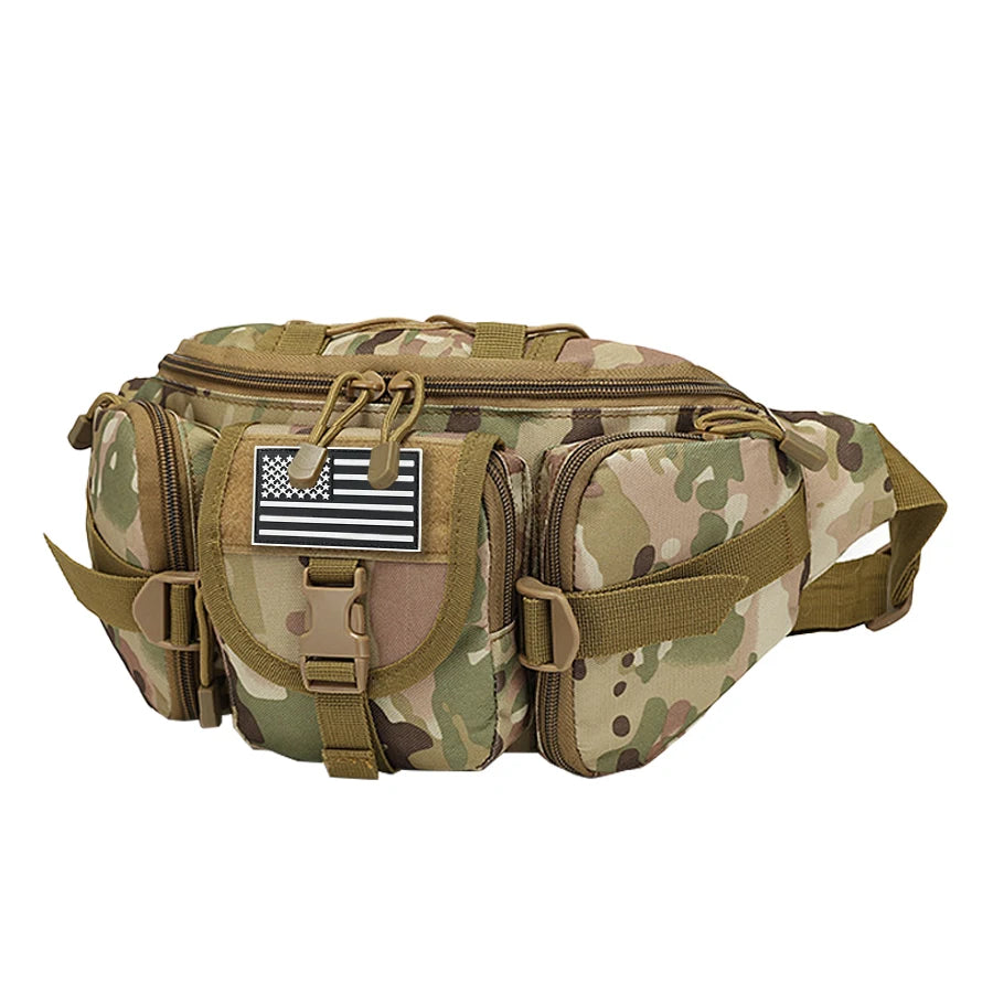 Outdoor Sports Hunting Waist Bag Multi functional Chest Bag Durable and Durable