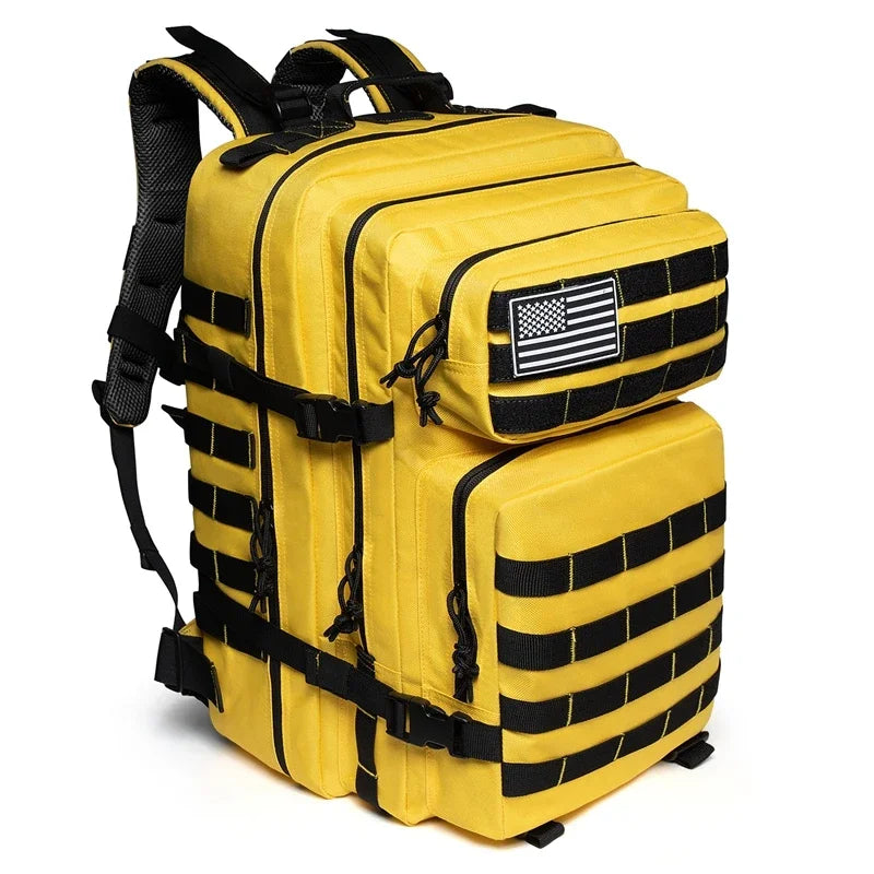 Outdoor 45L GYM Fitness Style Backpacks for Men/Women Tactical Training Molle Survival Bag Hiking Trekking Rucksack School Bag