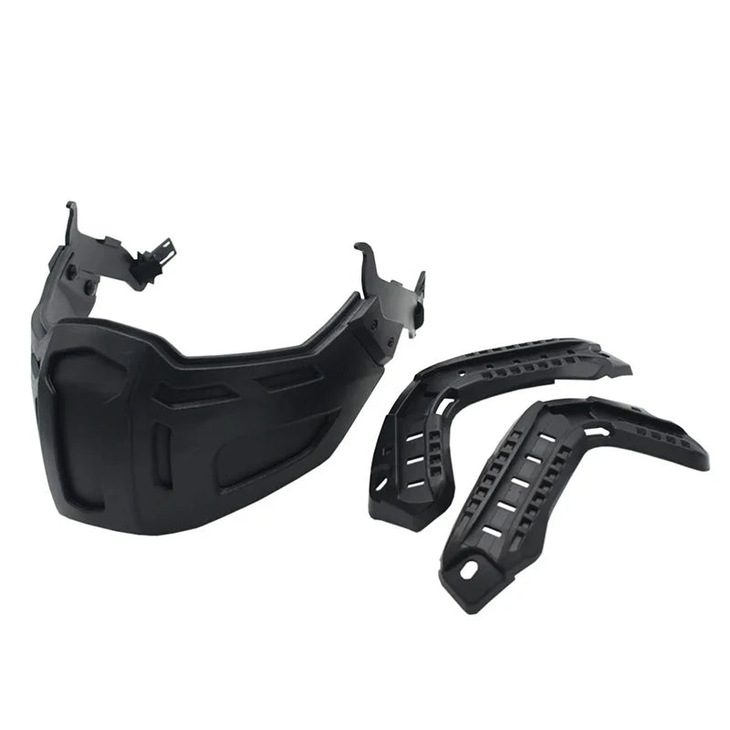 Tactical Helmet Half Face Rail Mounted Airsoft Protective Detachable Rail