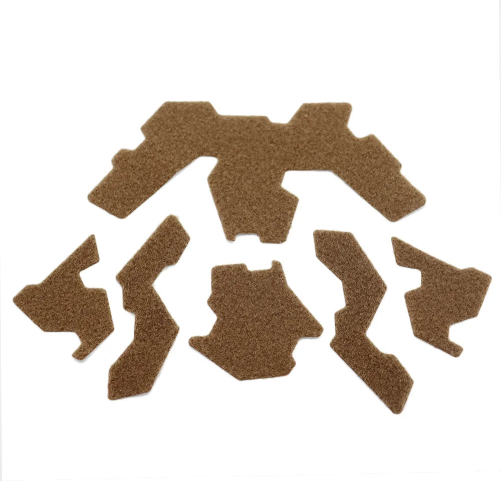 6PCS/Lot FTHS Helmet Magic Sticker Airsoft Helmet Patches Hook and Loop Sticky For FTHS Tactical Helmet Accessories
