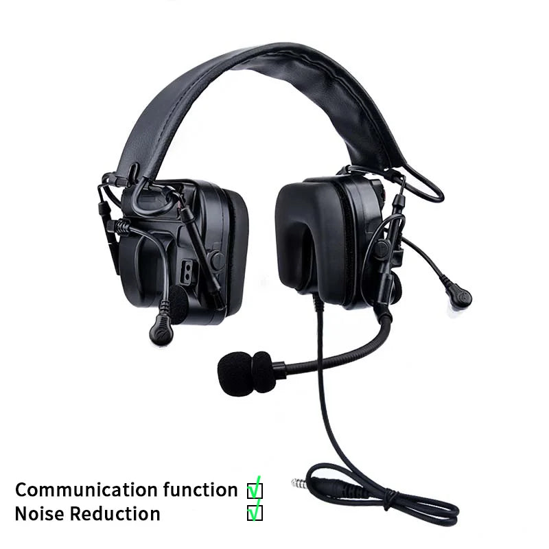 WADSN Tactical Com IV C4U Headset Headphone Hearing Protection Ken Shooting Headphones Military Noise cancellation communication