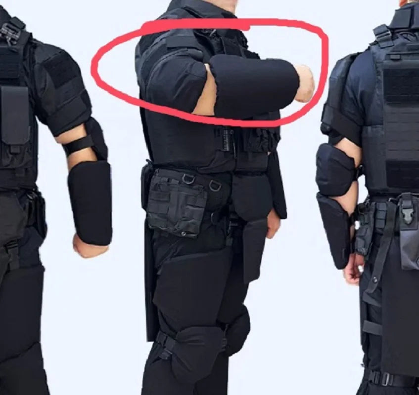 Real 1 Pair 1000D Level IIIA.44mag Ballistic Tactical Forearm & Elbow Armor Bulletproof Guards Frag Resistant