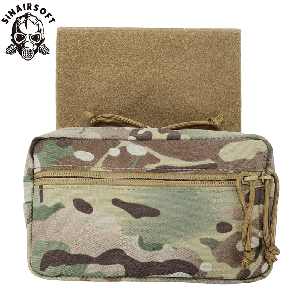 Tactical Vest Dangler Drop Pouch Mini Abdominal Dump Drop Pouch Fanny Pack for JPC CPC LBT D3CR MK3 MK4 Plate Carrier Storage