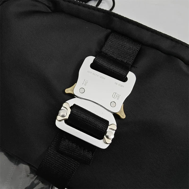 Fashionable Alyx Black Nylon Backpack for Outdoor Activities and Gym