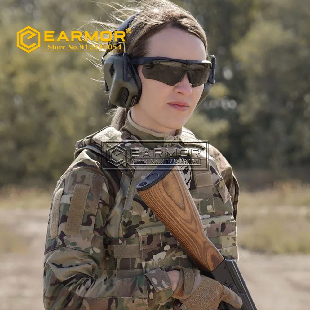 EARMOR M32 MOD4 Tactical Headset Anti Noise Headphones Aviation Communication Shooting Earphone