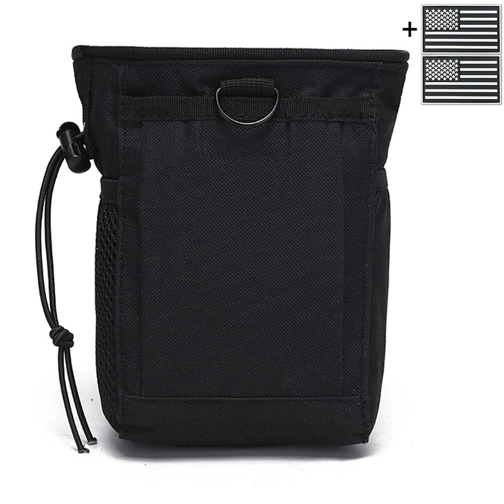 Multi functional storage bag MOLLE waist bag outdoor EDC practical drawstring storage bag, fabric wear-resistant and durable