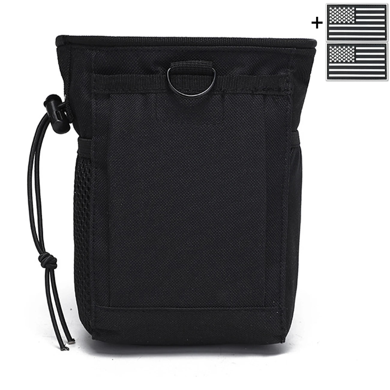 Multi functional storage bag MOLLE waist bag outdoor EDC practical drawstring storage bag, fabric wear-resistant and durable