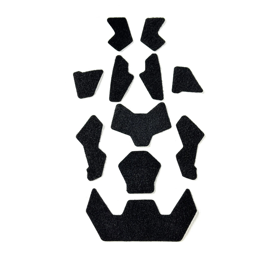 11Pcs Tactical Helmet Magic Sticker Airsoft Helmet Patches Hook and Loop Sticky for FAST High-Cut Helmet Accessories