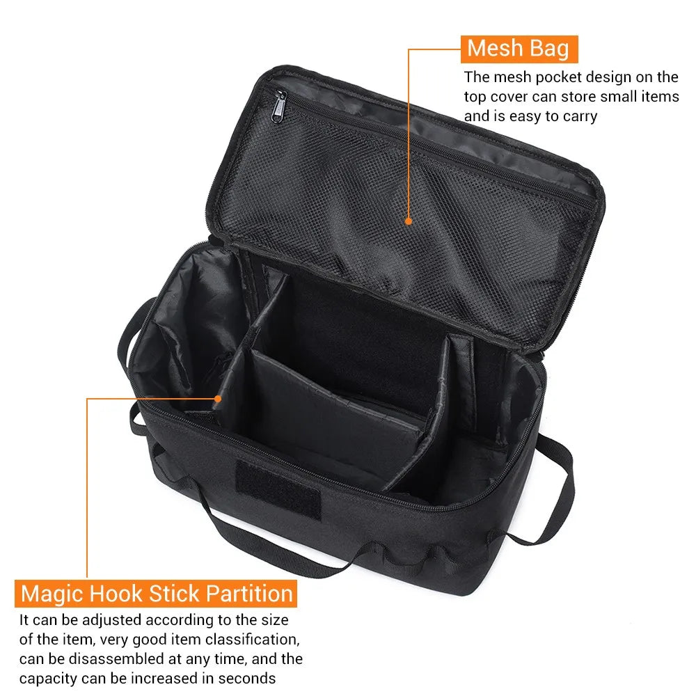 11L Tactical Duffle Bag Molle Utility Tote Bag Hunting Shooting Range Bag Outdoor Soft Storage Case with 3 Adjustable Dividers