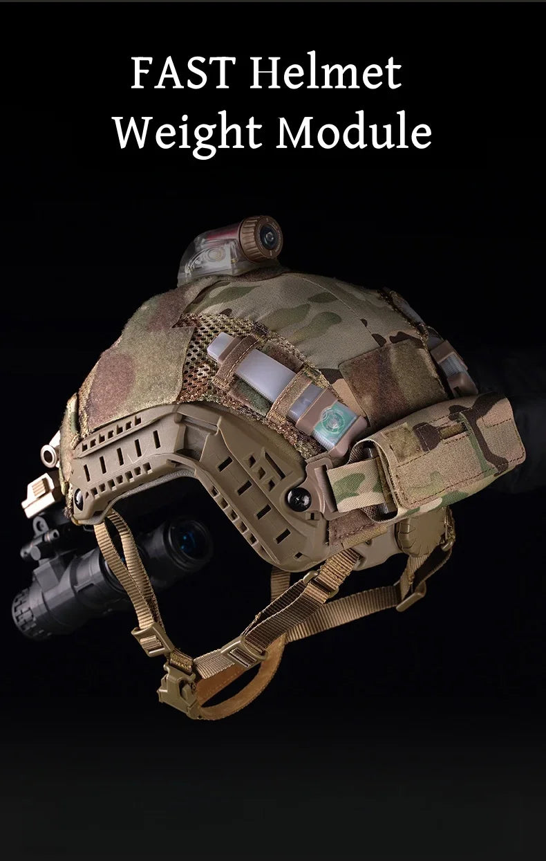 Helmet Counterbalance Weight Bag, Tactical Helmet Counterweight NVG Pouch for OPS Fast BJ PJ MH Helmets/Helmet Accessories
