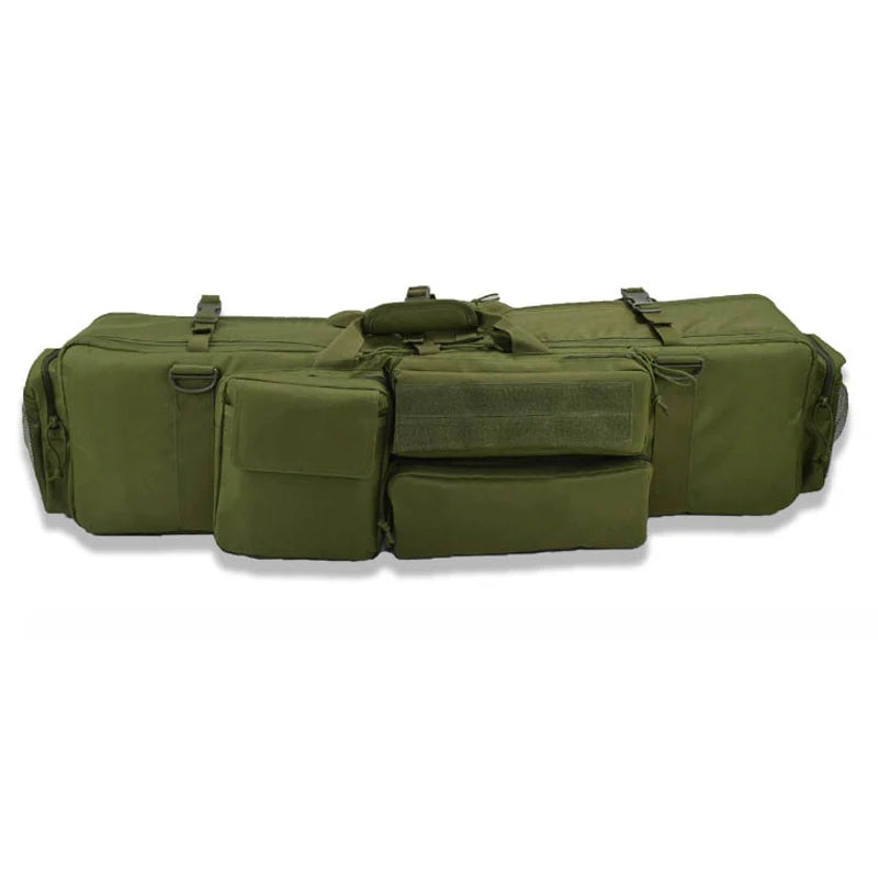 1000D Nylon M249 Tactical Gun Bag Heavy Duty Airsoft Air Gun Carry Case with Shoulder Strap for Hunting Equipment