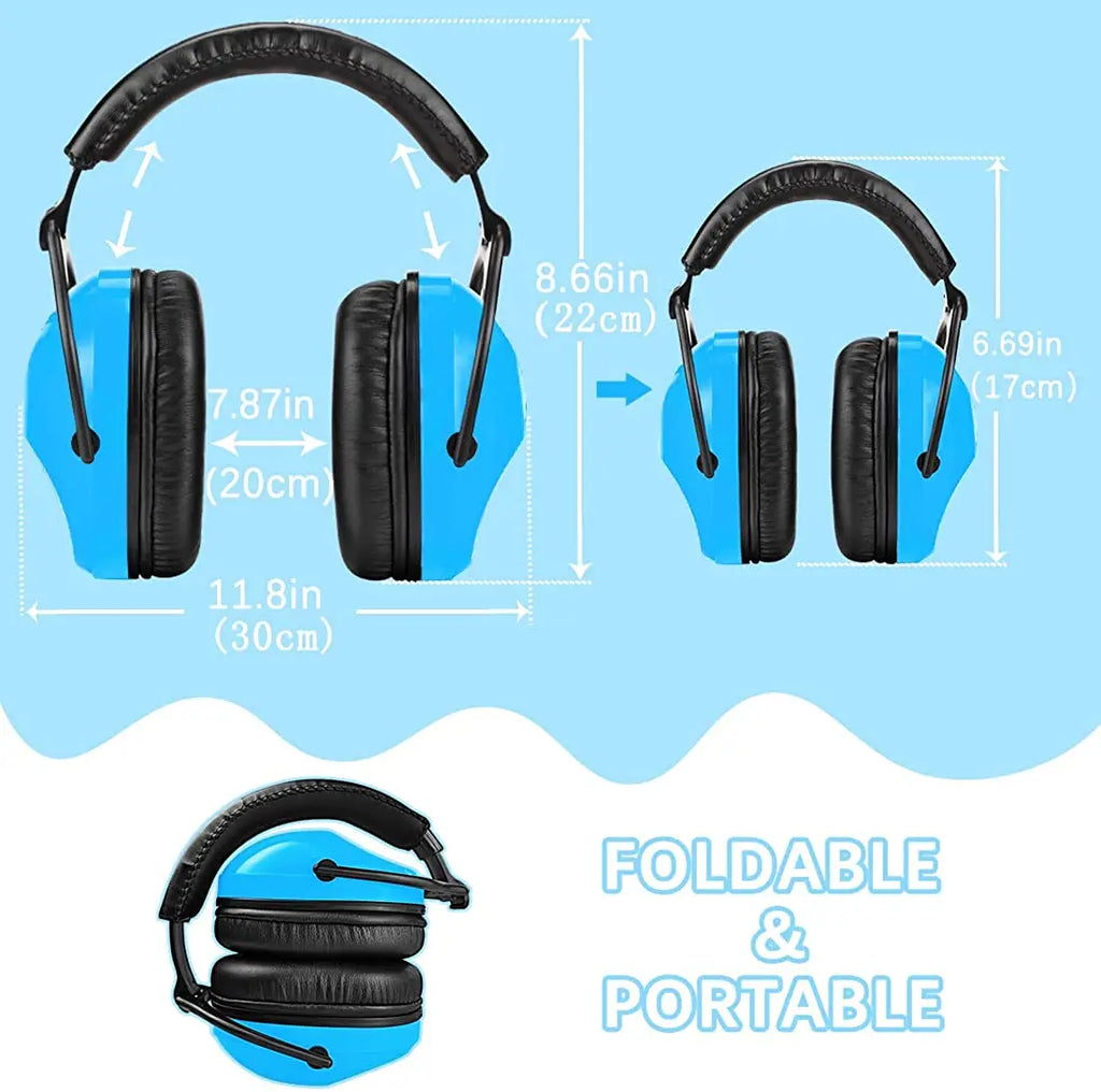 ZOHAN Kids Hearing Protection Passive Earmuffs Safety Earnmuff Headset Noise Reduction DIY Ear Defenders for Autism Children