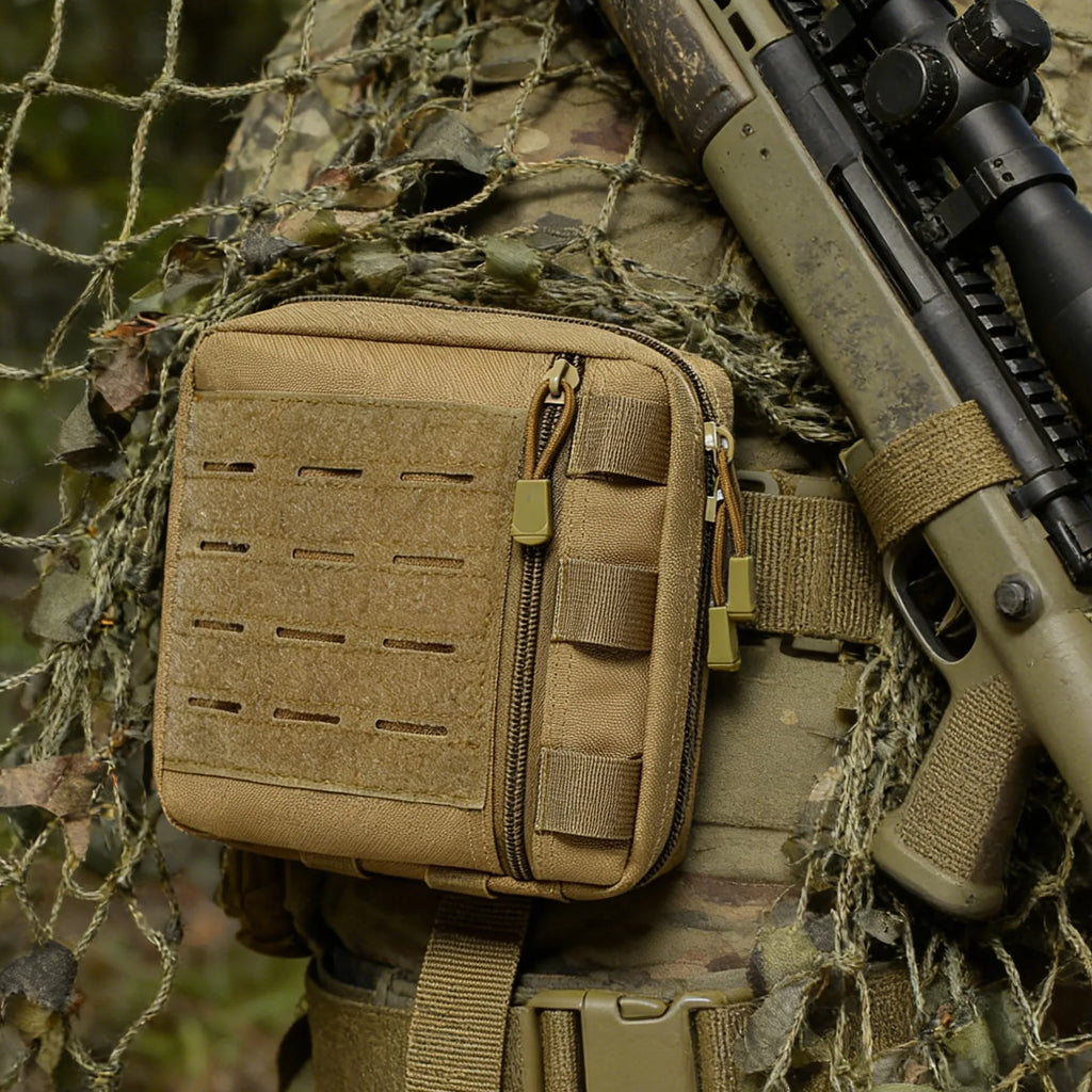 Tool Kit Tactical Bag Outdoor Medical Pouch MOLLE Accessory Pouch for Backpack Vest Multi-function Waterproof 1000D Nylon Bag