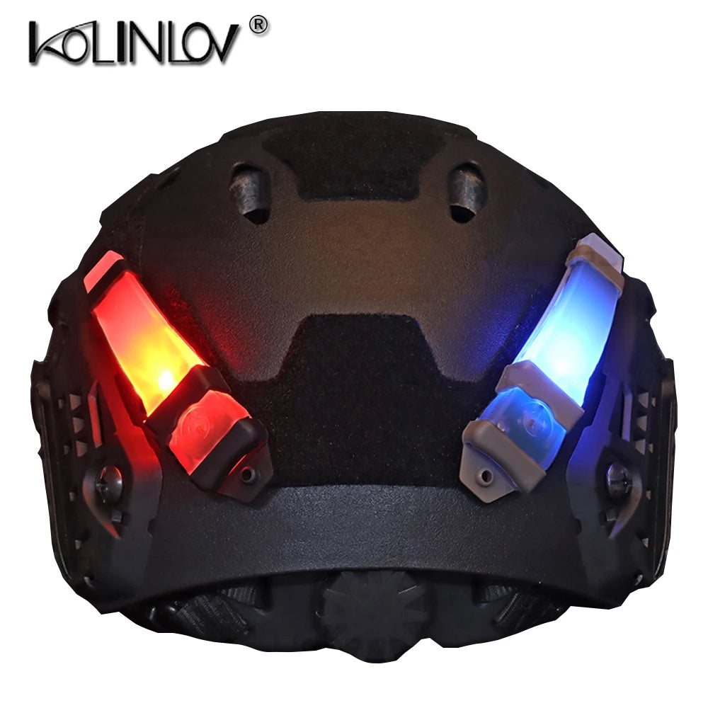 NEW 3 Version Tactical Signal Light 7 Colors Can Be Switched Helmet Light Safety Flashing For Bike Militar Sports Signal Lamp
