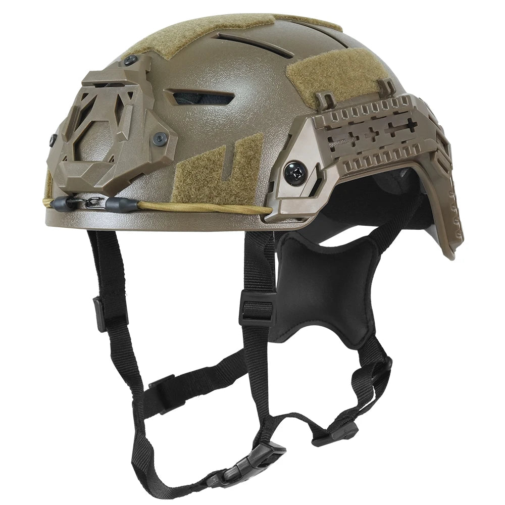 BOOIU YLK Tactical Helmet New Design Camouflage Pattern for Paintball Shooting Game Sports & Entertainment Equipment