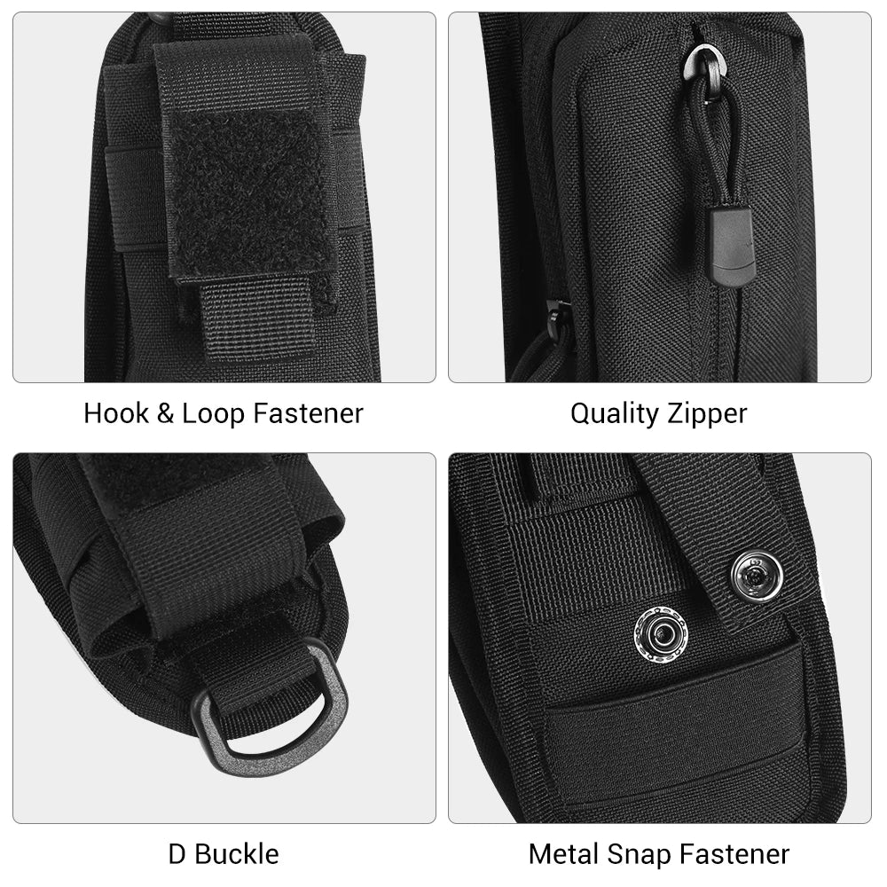 Tactical Shoulder Strap Bag Backpack Sundries Pouch Molle Accessory Pouch Shoulder Tape Additional Bag Multifunctional EDC Bag