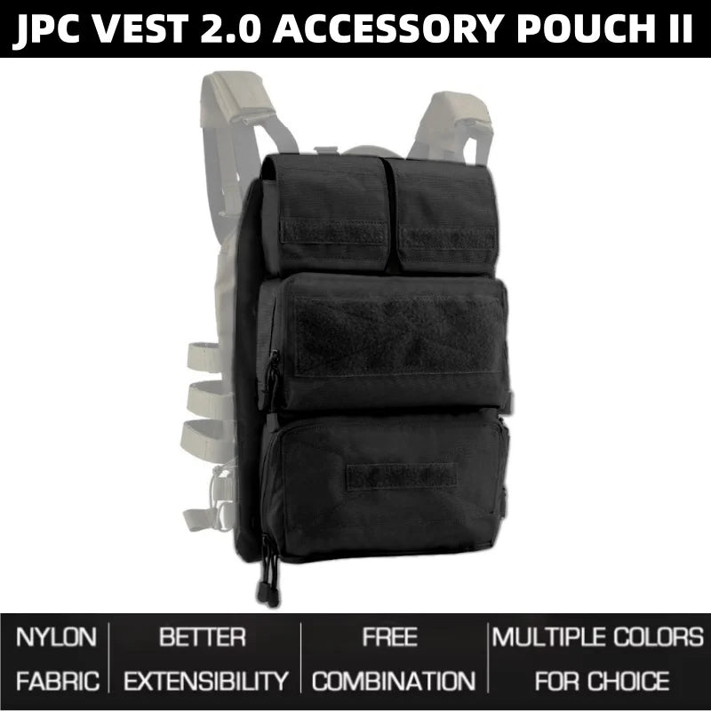JPC 2.0 Armor System Expansion Pouch | Modular Platform Low-Profile Equipment Organizer | For Hunting Equipment Accessories