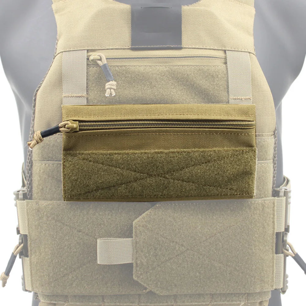1000D Nylon Hunting Airsoft Vest Pouch Tactical Patch Pouch Candy Bag Attached Hanging Storage Bag for MK3 MK4 Chest Rig Vest