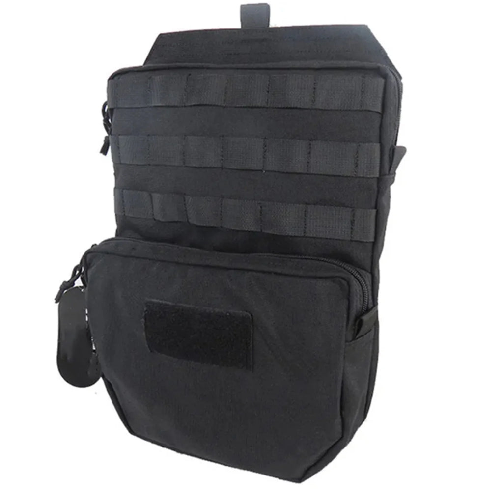 Molle Tactical Vest Plate Carrier Attachment Bag Expansion Pack Hydration Backpack Mini Hydration Backpack for Cycling, Hiking,
