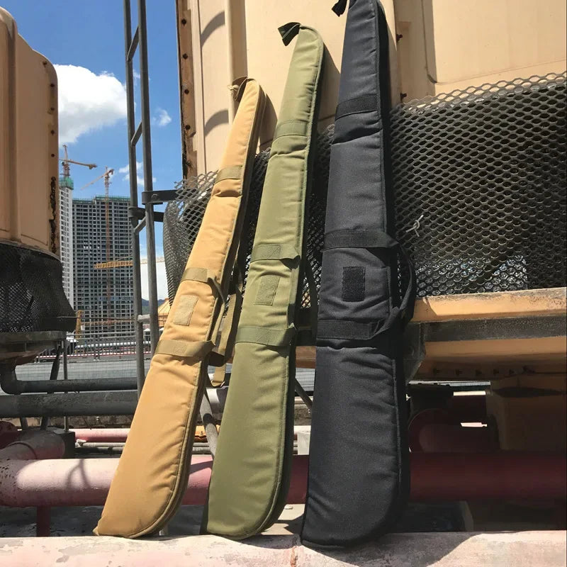 130cm Airgun Combat Rifle Bag Outdoor Hunting Gun Bag Shoulder Mounted Shotgun Sniper Gun Bag Tactical Shooting Airsoft Gear