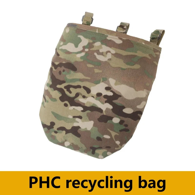 PHC Recovery Bag Foldable Utility Bag Duty Belt Mount MOLLE mounting Outdoor Equipment Accessories Waist magazine storage