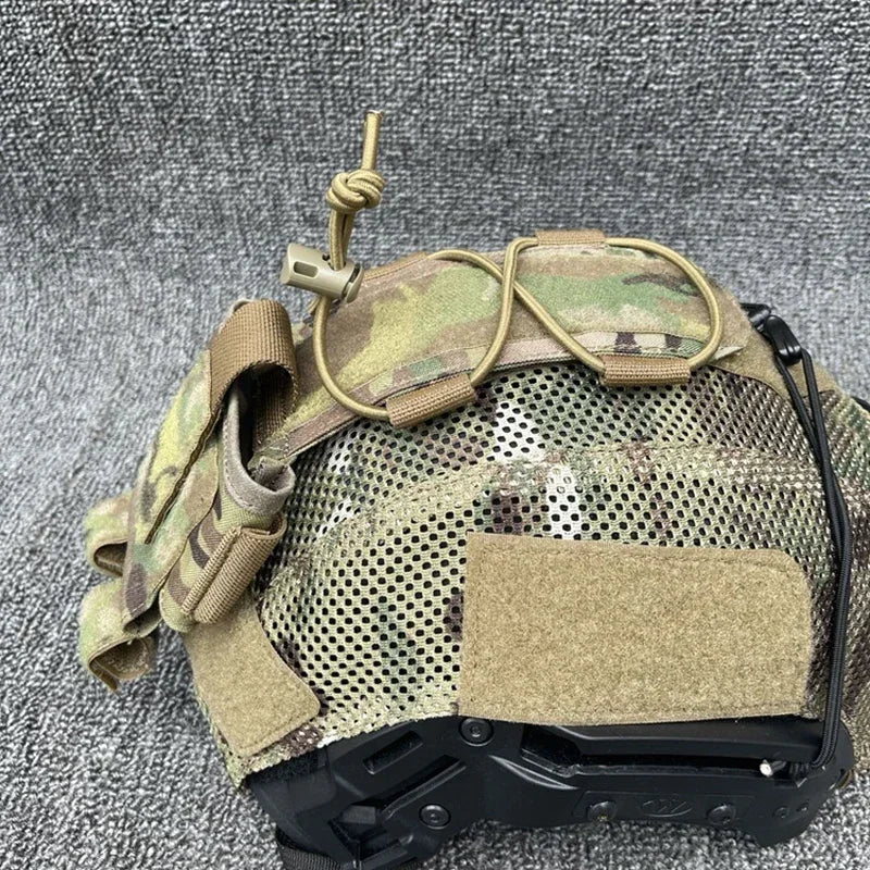 Airsoft Helmet Battery Pouch Tactical PVS-31 Night Vision Helmet Battery Bag Gear Hunting Multicam 500D Counterweight Bag