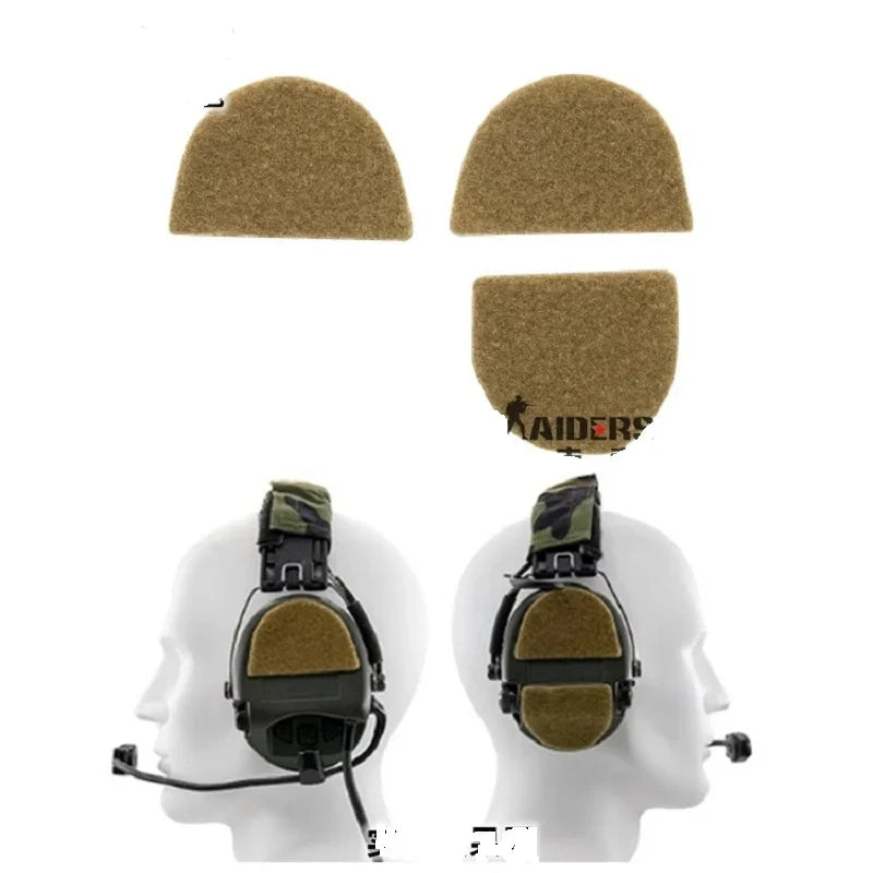 Multiple Protective Tactical Headphone Hair Sticker MSA/C3 C2/M31 M32 Outdoor Soundproof Tactical Headphone Decorative Accessori
