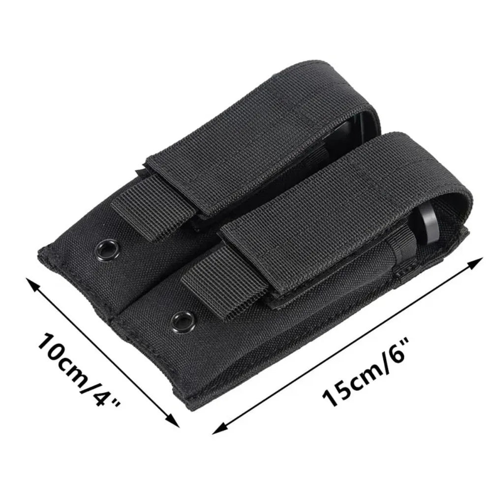1PC New Small Double Magazine Bag Outdoor Multi-functional Accessories Hanging Bag Vest Accessories Bag Hunting Accessories
