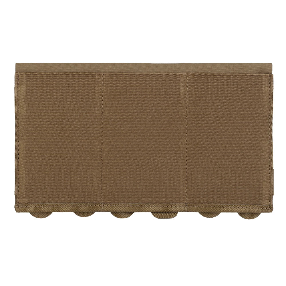 Tactical Lightweight Elastic Triple Mag Pouch 5.56/7.62mm Hunting CS Wargame Molle System Accessories Waist Bag Holster