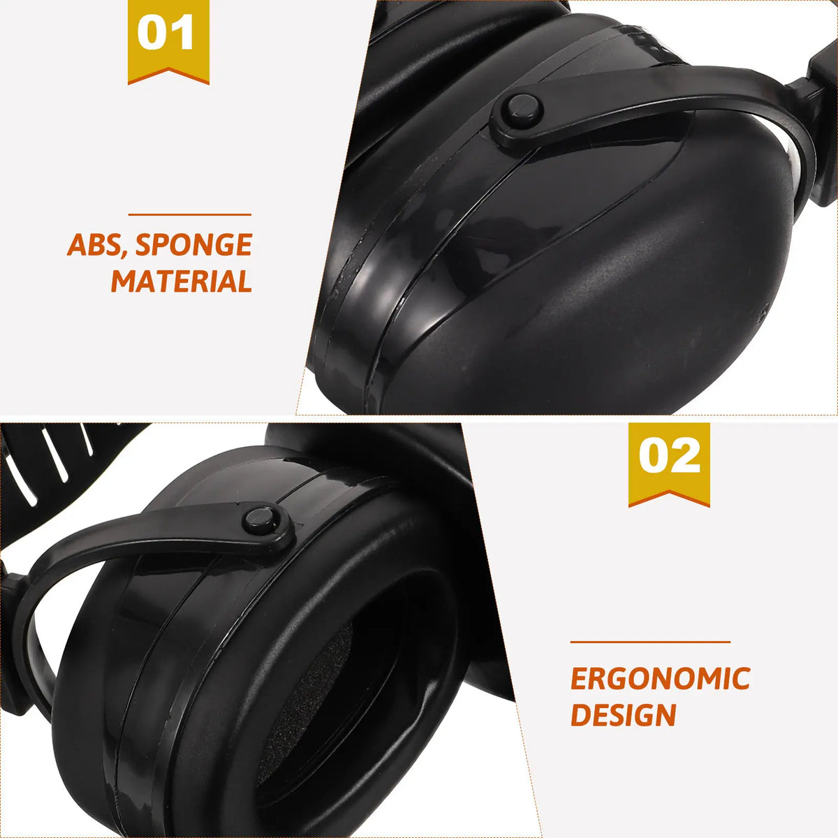 Soundproof Earmuffs Noise Canceling Headphones Ear Protection Covers for Sleeping Study Work Noise Reduction Hearing Protection