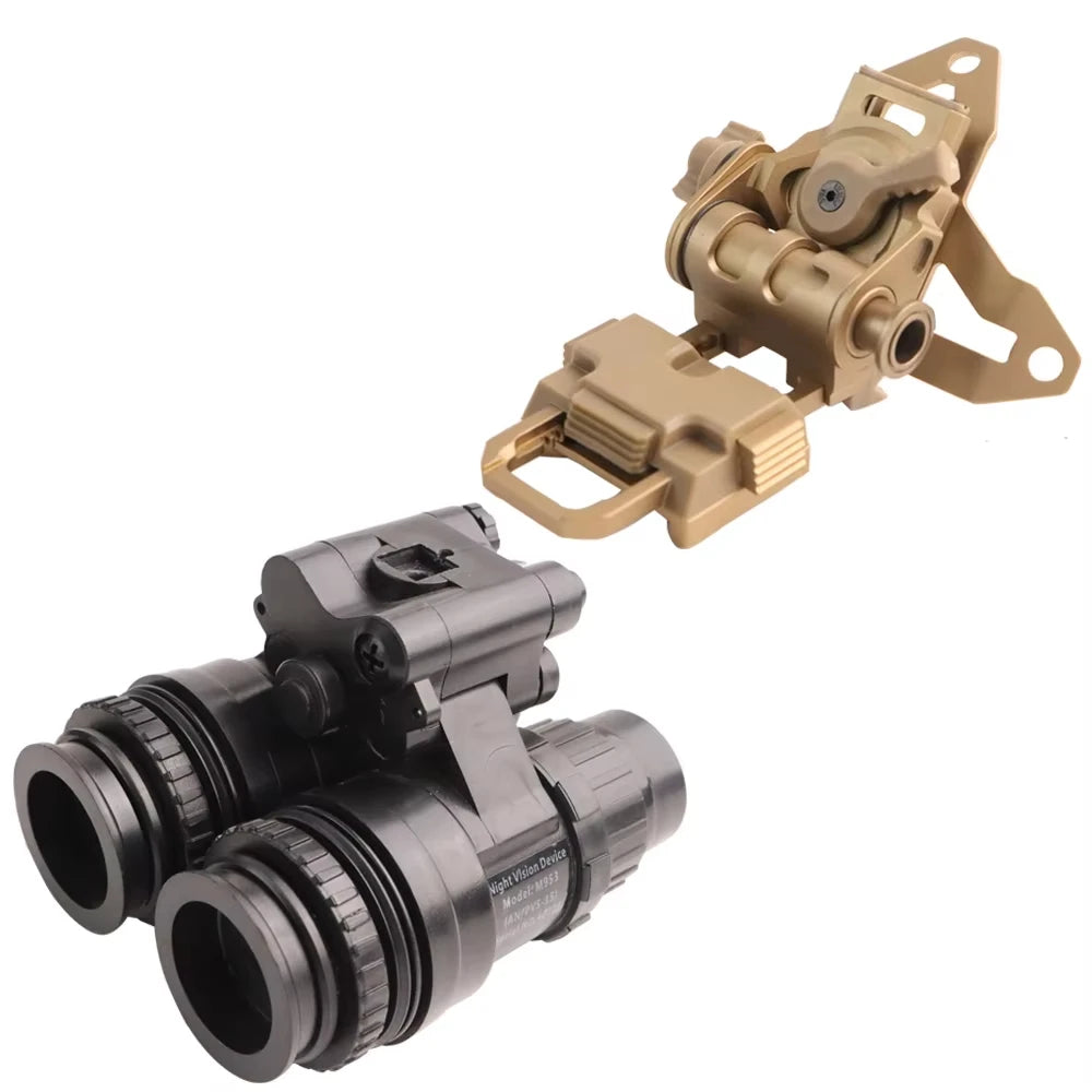 BOOIU Tactical Metal L4G69 NVG Mount Bracket Holder Night Vision Goggle Mount Adapter For PVS14 PVS15 PVS18 Helmet Accessories