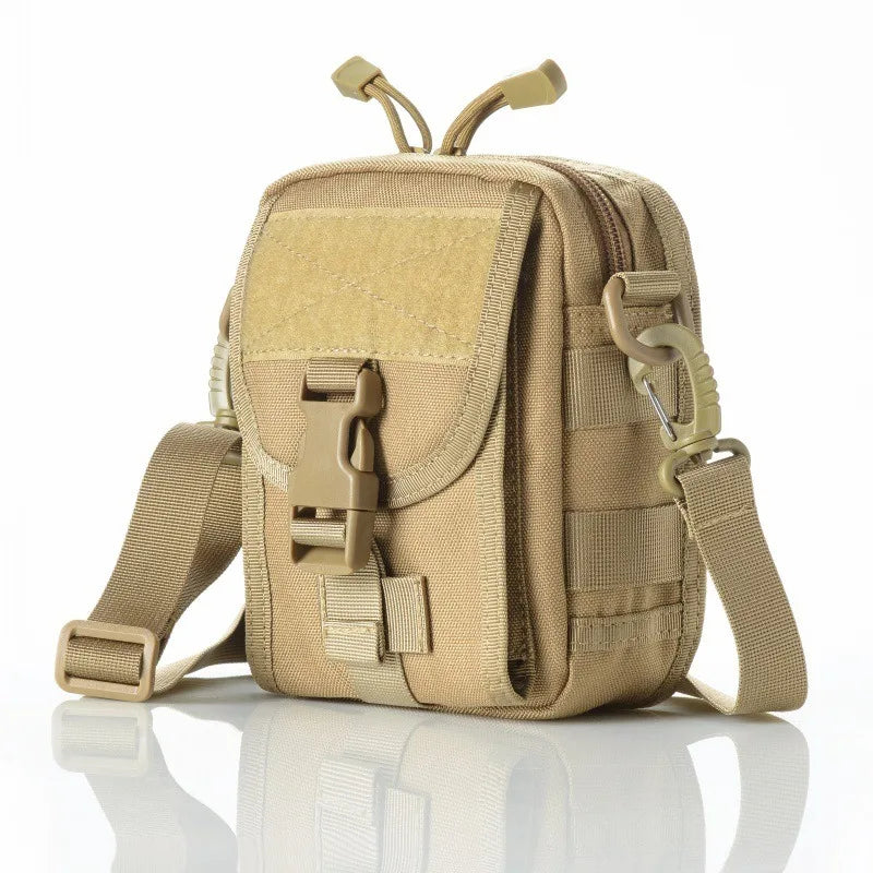 Outdoor sports backpack durable nylon shoulder messenger bag leisure men and women travel multifunctional handbag