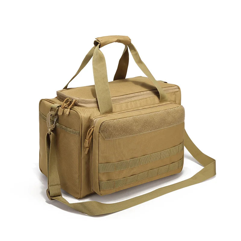 600D Waterproof Air Gun Shooting Storage Bag Tactical Range Sling Molle System Hunting Accessories Tool Bag