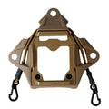 BOOIU Tactical Helmet Vas Shroud NVG Mount Adapter with Hook Rope Aluminum Alloy Helmet Bracket Accessories for FAST Helmet