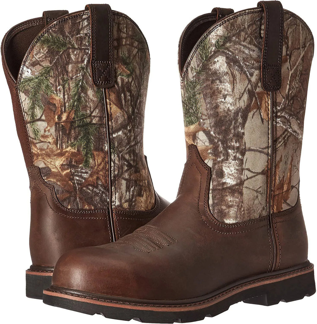 Tree pattern men long boots western boots big size hiking shoes embroidery boot