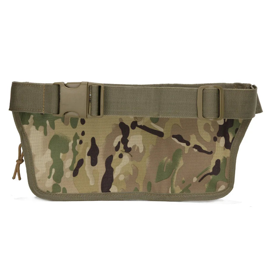 Triple small waist bag outdoor training camouflage waist bag training small waterproof mountaineering cycling bag