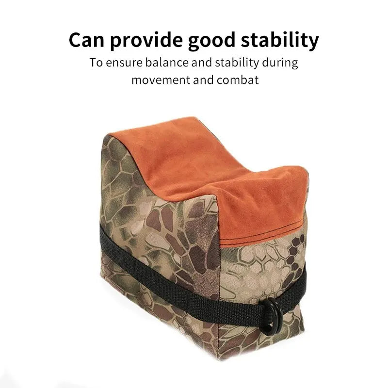 Tactical Rifle Support Bag - Front and Rear Sandbag for Improved Accuracy and Stability During Hunting and Target Shooting