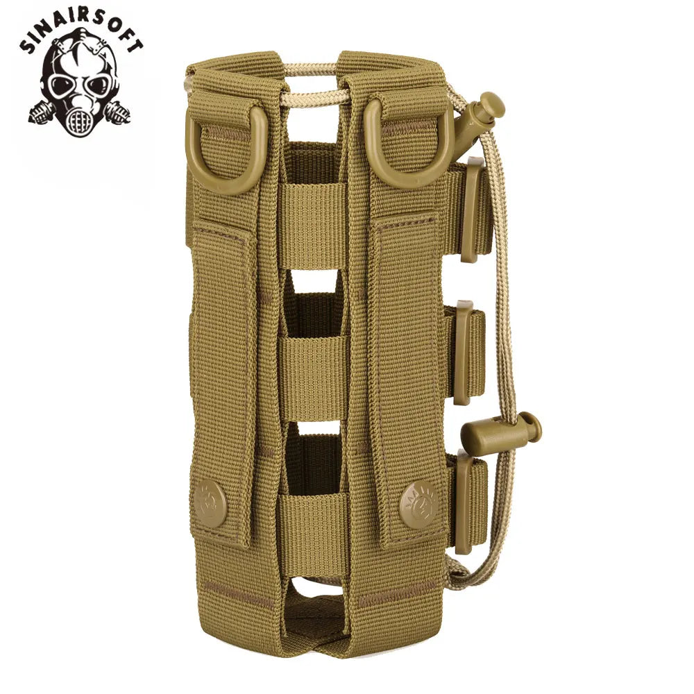 Tactical Molle Water Bottle Pouch 0.3L-0.8LOutdoor Travel Hiking Cycling Canteen Cover Holster Civilian Water Kettle Carrier Bag