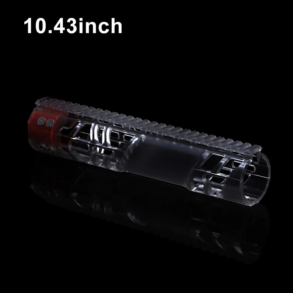 Tactical Nylon M-LOK SLR Handguard for AR15 M4 M16, 5.25/6.7/9.5/10/11.7 Inch Airguns Scope Mounts, Airsoft Shooting Accessoies