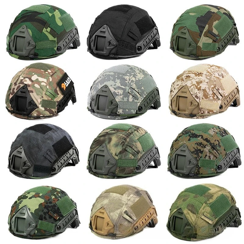 Tactical Military Fast Helmet Cover Outdoor Airsoft Hunting Fast Camouflage Helmet Cloth Helmet Accessories