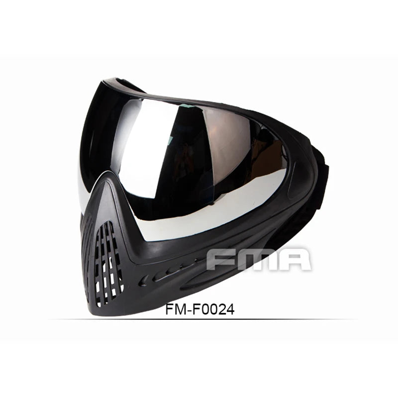 FMA F1 Full Face Mask With Single Layer Paintball Safety Protective Mask Anti-fog Goggle Mask Outdoor Tactical Airsoft Equipment