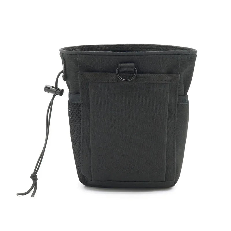 1PC Molle Drawstring Magazine Dump Pouch Adjustable Utility Belt Fanny Hip Holster Bag Outdoor Hunting Accessories
