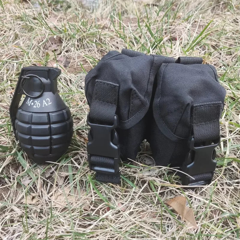Tactical Pouch Double Frag Grenade Pack Molle EDC Tool Bag Accessory Pouch Shooting Hunting Airsoft Equipment Military Gear
