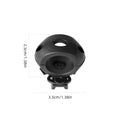 BOOIU Helmet Flashlight Holder Clip for Fast Tactical Helmet Mount Clamp Adapter 60 Degree Universal Rail Helmet Accessories