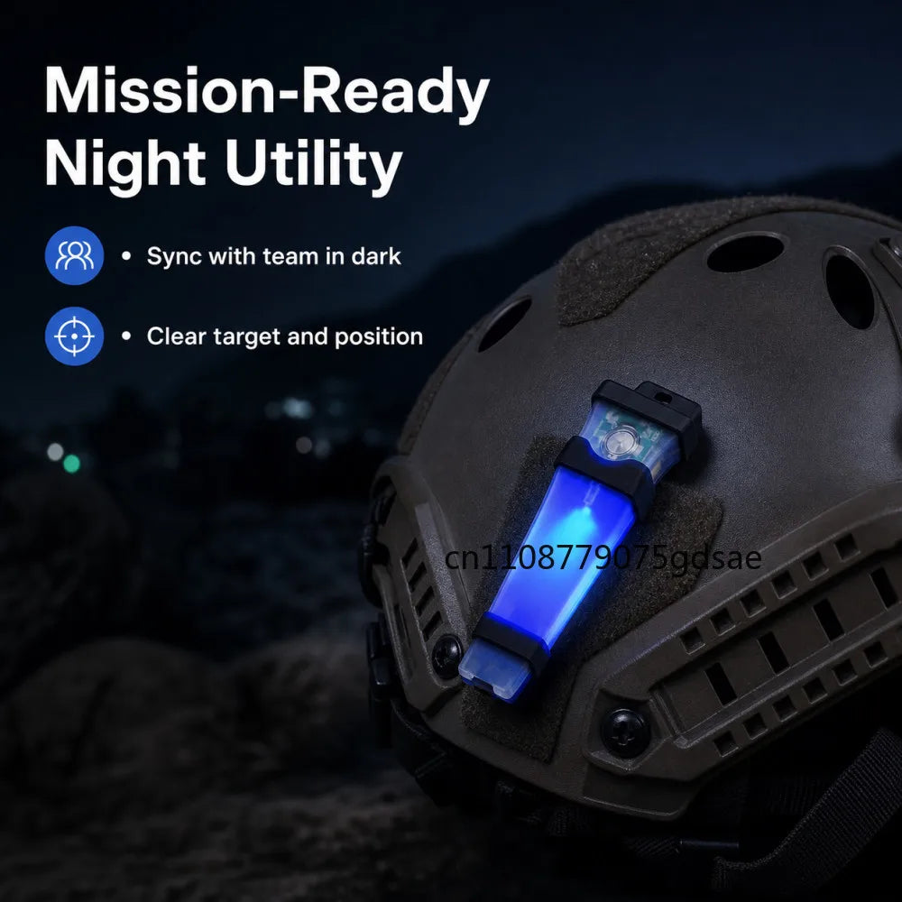 Tactical FMA Helmet Safety Flashing Light IR Strobe Waterproof Outdoor Equipment Survival Signal Light Hiking Cycling Lamp