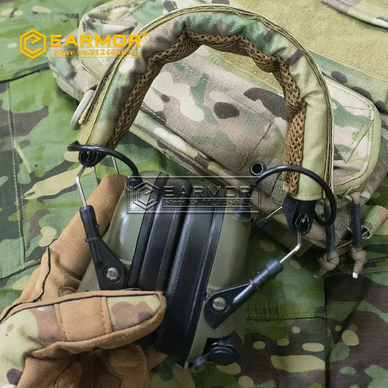 ORIGINAL EARMOR Headphone Headband Cover M61 Outdoor Multicam Headset cap Cover for M32 / M31 / M32-mark3 / M31-Mark3