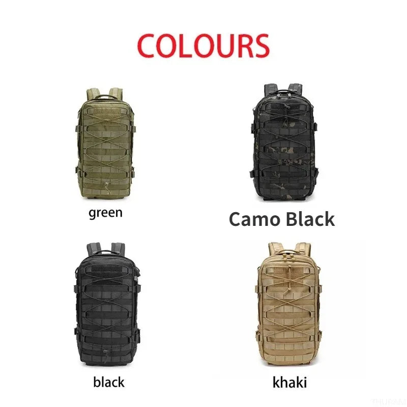 Men's Waterproof Tactical Backpack Outdoor Sports Mountaineering Hiking Bag Multifunctional Tactical Bag